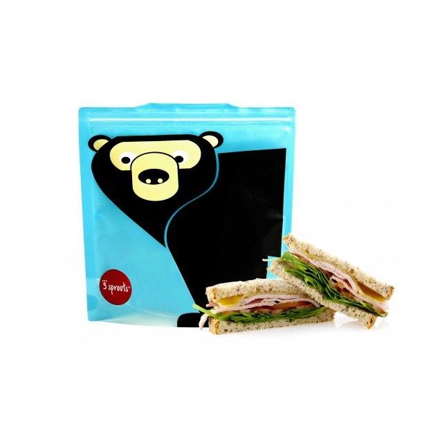 3 Sprouts Sandwichpose 2stk., Bear
