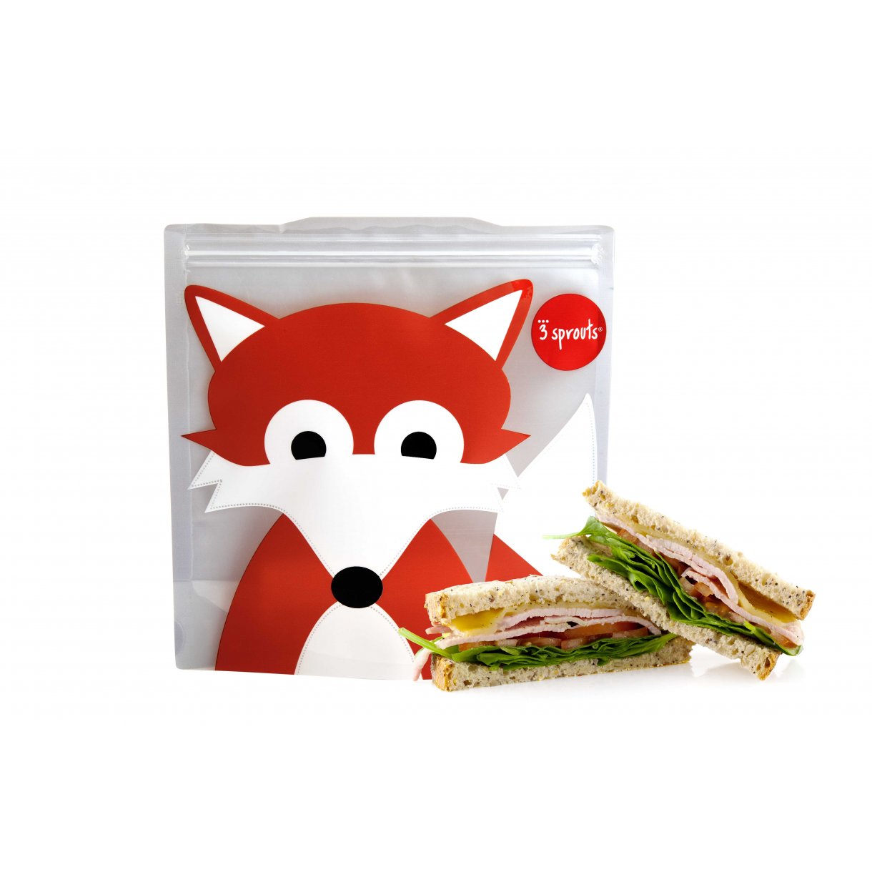 3 Sprouts Sandwichpose 2stk., Fox