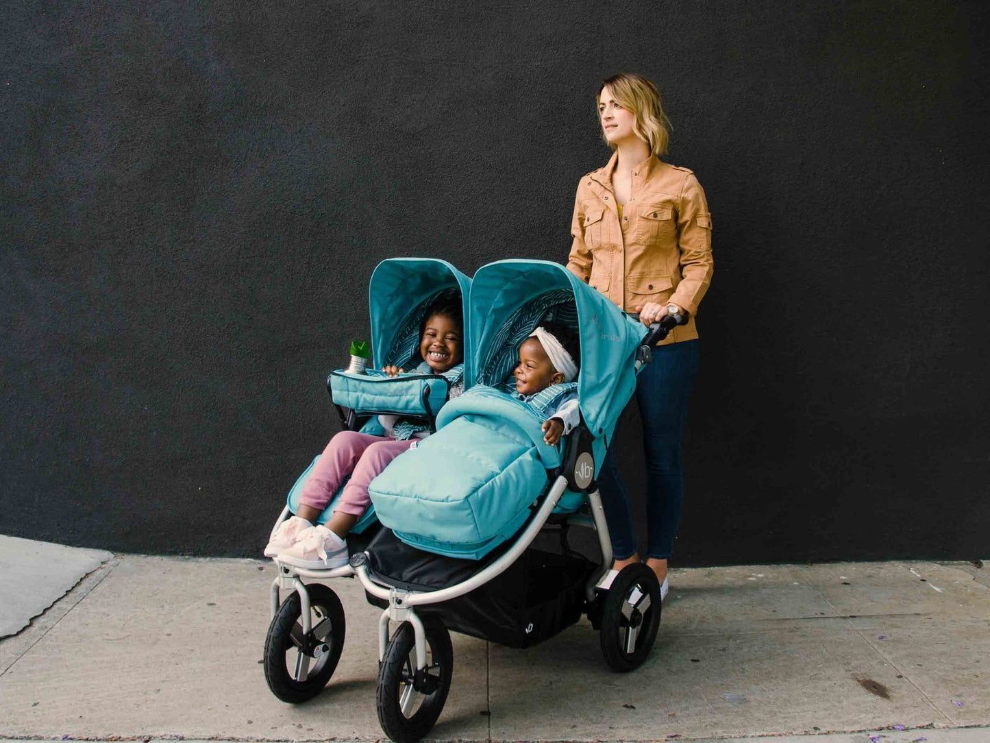Bumbleride Snack Pack Indie Twin, Matte Black